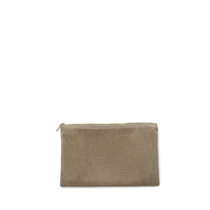 
                  
                    clutch i fløjl, nude grey
                  
                