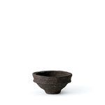 SUSTAIN sculptural papier mache bowl, brown